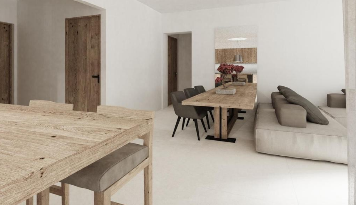 modern-dining-living-room-design-with-wooden-table-and-wooden-doors